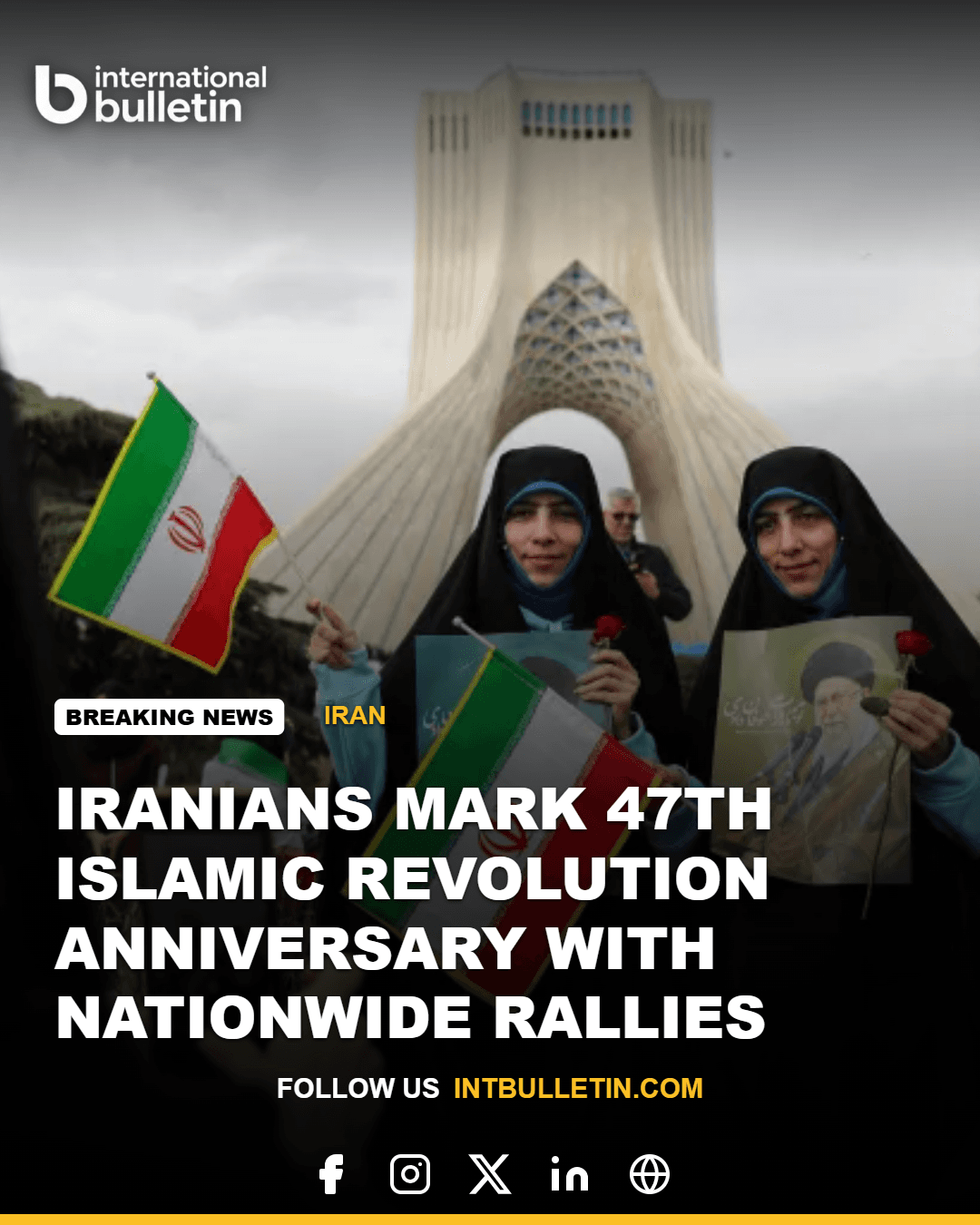 Tehran as Iran marks Islamic revolution anniversary
